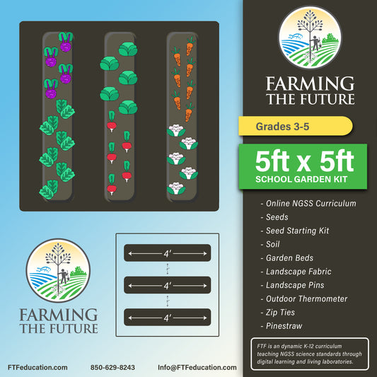 3-5 Raised Garden Laboratory w/ Curriculum Subscription