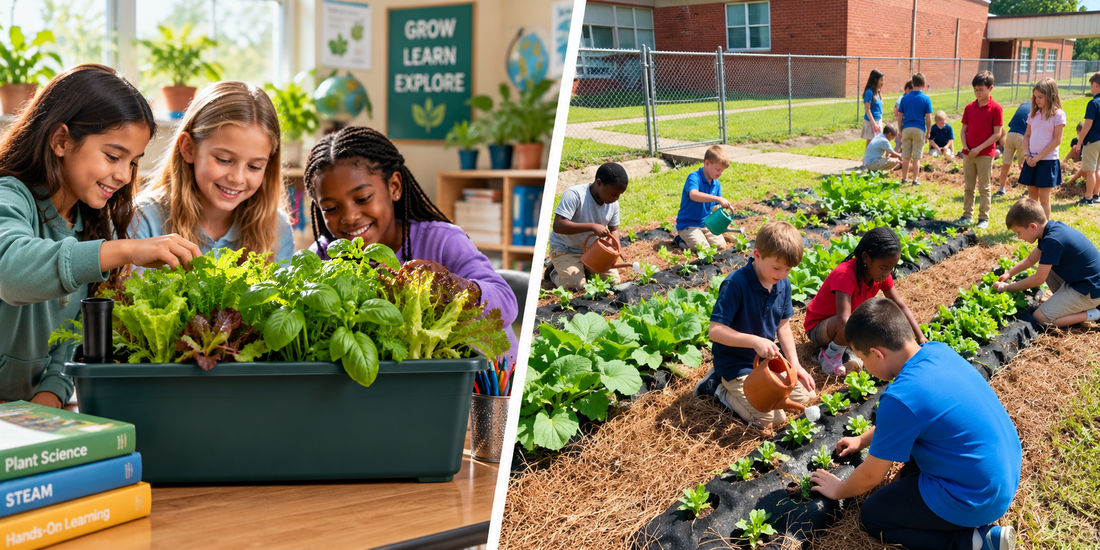 earth box vs Farming the Future raised bed garden