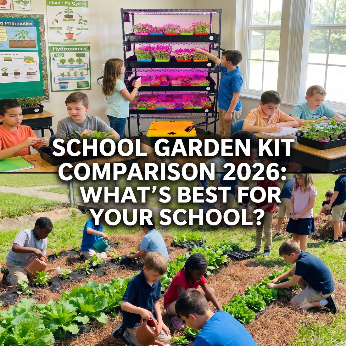 Best school garden and school hydroponics ftfeducation.com