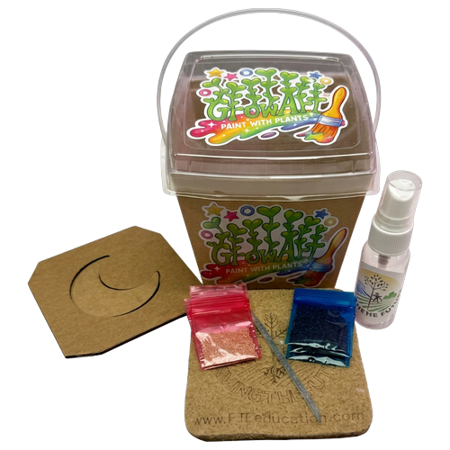 GrowArt™ Grow-Your-Own Art Kit: Edible Microgreens Kit DELUXE Classroom Bundle (24)