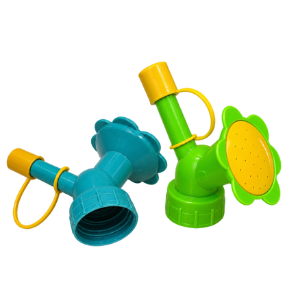 Bottle-Top Watering Spout — Dual Sprinkler and Stream Nozzle for Classroom Gardens