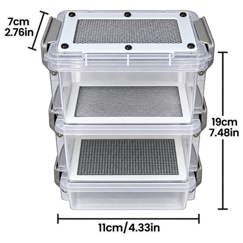 3-Tier Classroom Mealworm Farm — Complete Metamorphosis Life Cycle Kit for Schools