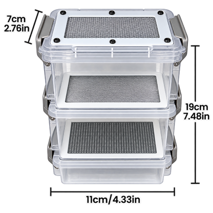 3-Tier Classroom Mealworm Farm — Complete Metamorphosis Life Cycle Kit for Schools