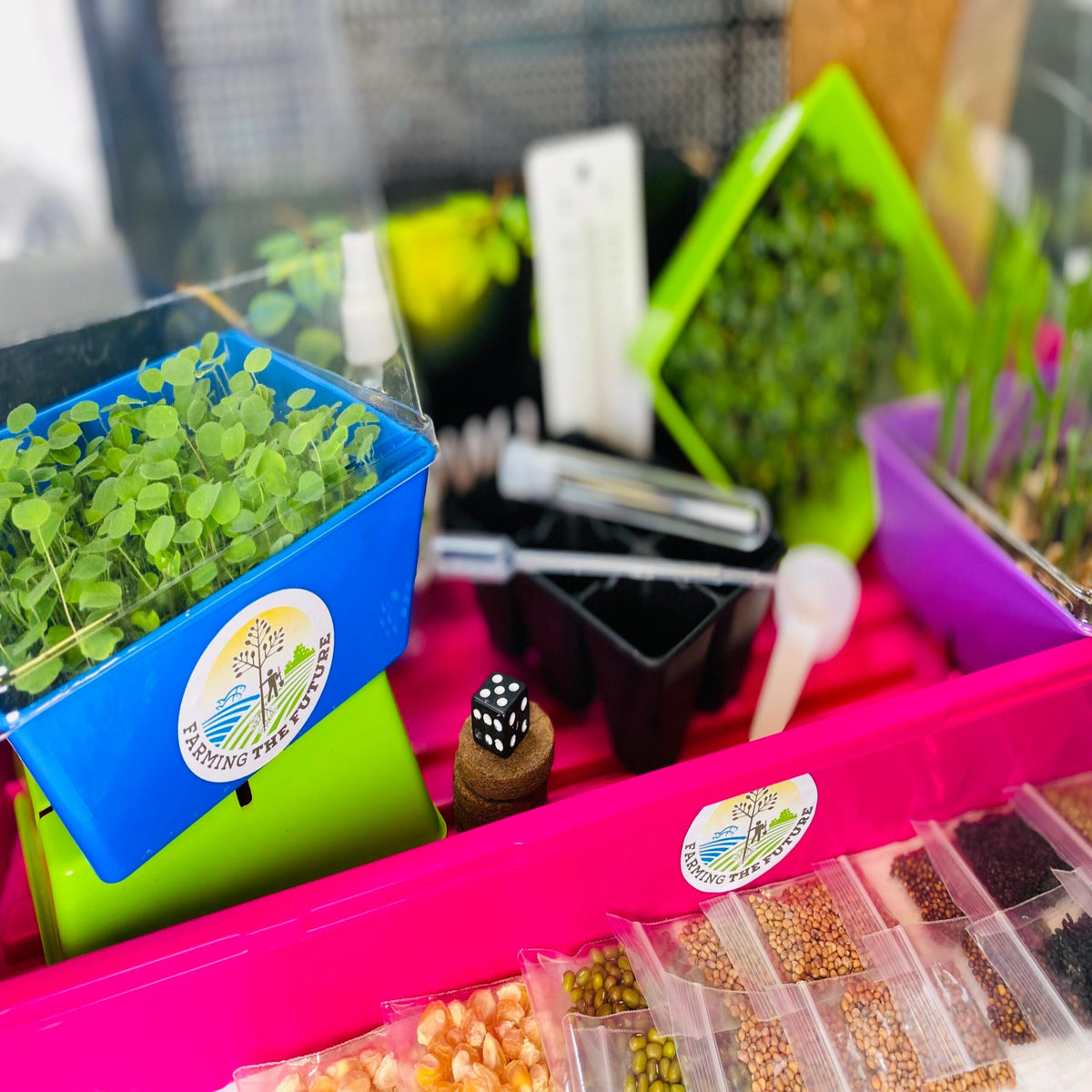 STEM grow kit for K-12 classrooms for hands-on, project-based learning by Farming the Future.