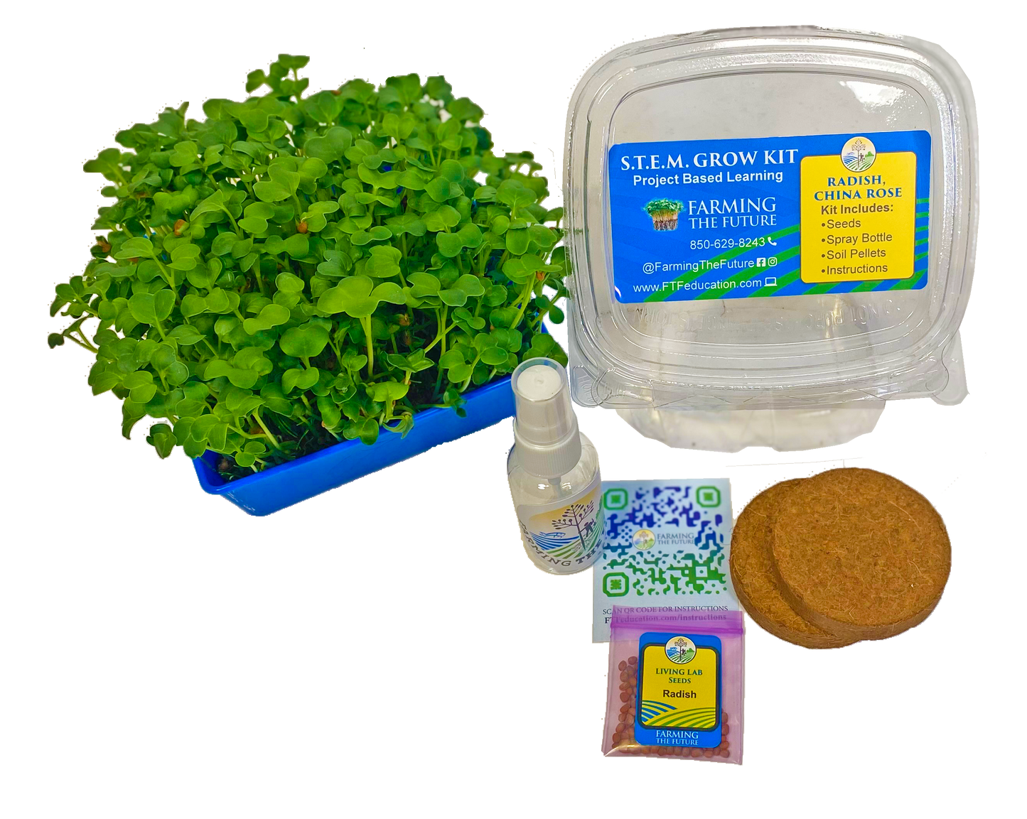 (2x) K-12 STEM Student Microgreen Kit - Classroom Bundle